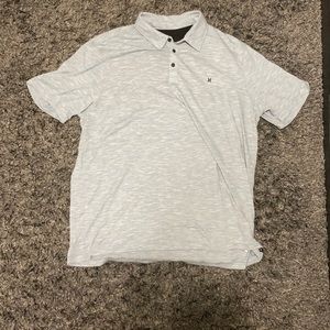 Hurley button up polo shirt